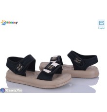 Дитячі босоніжки на літо (8 пар р.31-36) чорний  "Bessky-Kellaifeng"