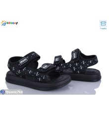 Дитячі босоніжки на літо (8 пар р.31-36) чорний  "Bessky-Kellaifeng"