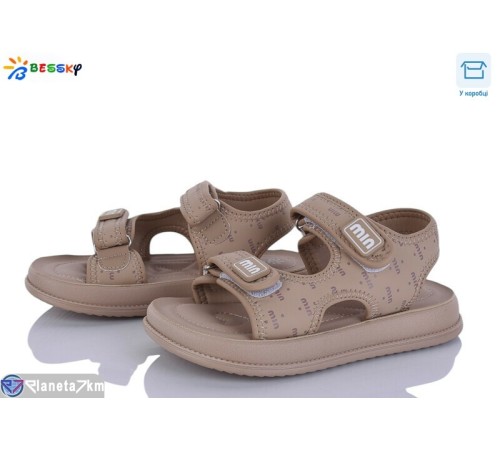 Дитячі босоніжки на літо (8 пар р.31-36) коричневий  "Bessky-Kellaifeng"