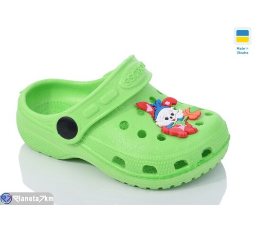 Кроки дитячі на літо (6 пар р.18-23) зелений  "LINKA"