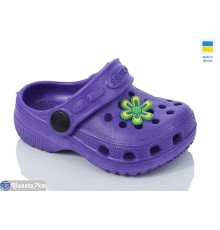 Кроки дитячі на літо (6 пар р.18-23) фіолетовий  "LINKA"