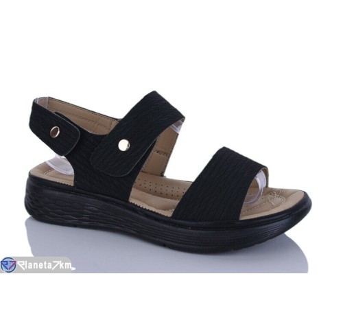 Босоніжки жіночі на літо (8 пар р.37-42) чорний  "Asito"