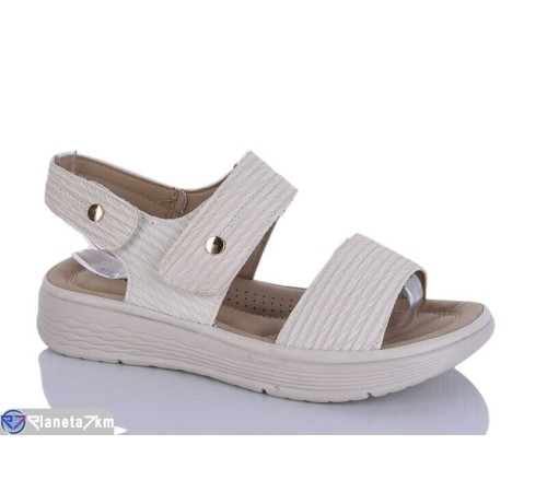 Босоніжки жіночі на літо (8 пар р.37-42) бежевий  "Asito"