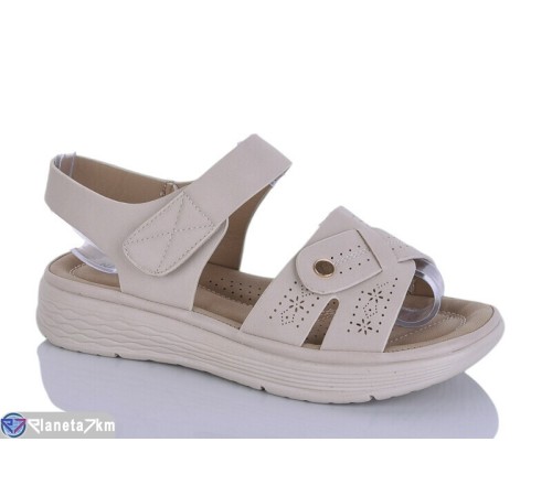 Босоніжки жіночі на літо (8 пар р.37-42) бежевий  "Asito"