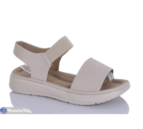 Босоніжки жіночі на літо (8 пар р.37-42) бежевий  "Asito"