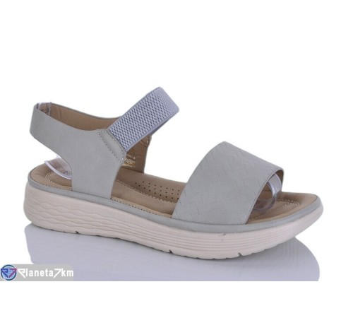 Босоніжки жіночі на літо (8 пар р.37-42) сірий  "Asito"