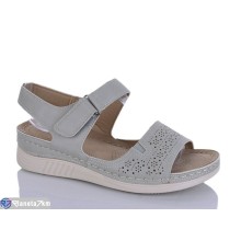 Босоніжки жіночі на літо (8 пар р.37-42) сірий  "Asito"