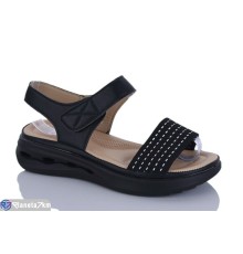 Босоніжки жіночі на літо (8 пар р.37-42) чорний  "Asito"