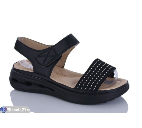 Босоніжки жіночі на літо (8 пар р.37-42) чорний  "Asito"