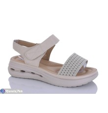 Босоніжки жіночі на літо (8 пар р.37-42) бежевий  "Asito"