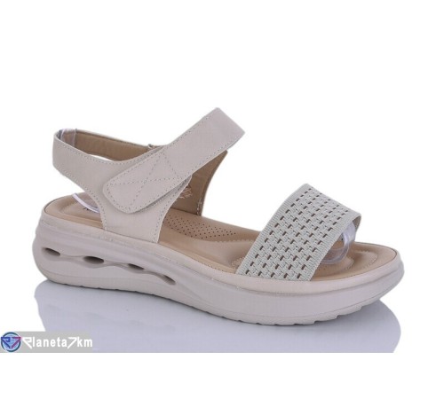 Босоніжки жіночі на літо (8 пар р.37-42) бежевий  "Asito"