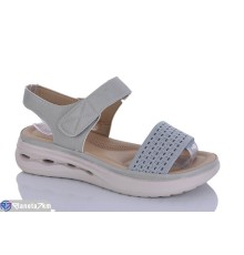 Босоніжки жіночі на літо (8 пар р.37-42) сірий  "Asito"