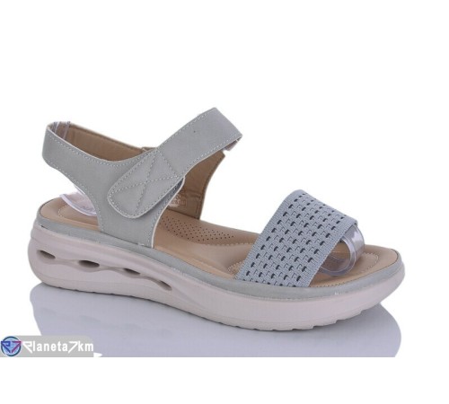 Босоніжки жіночі на літо (8 пар р.37-42) сірий  "Asito"