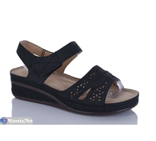 Босоніжки жіночі на літо (8 пар р.37-42) чорний  "Asito"