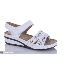 Босоніжки жіночі на літо (8 пар р.37-42) білий  "Asito"