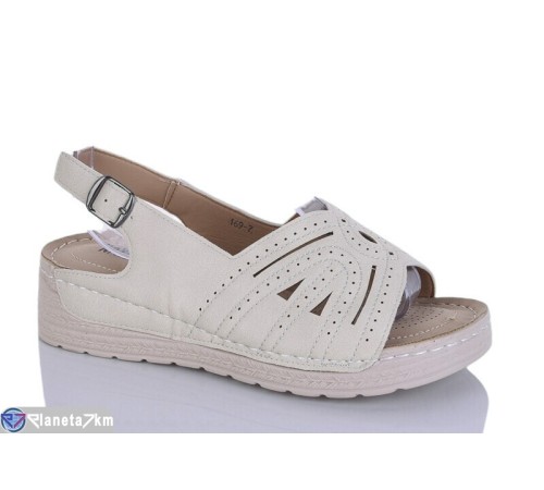 Босоніжки жіночі на літо (8 пар р.37-42) бежевий  "Asito"