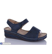 Босоніжки жіночі на літо (8 пар р.37-42) синій  "Asito"