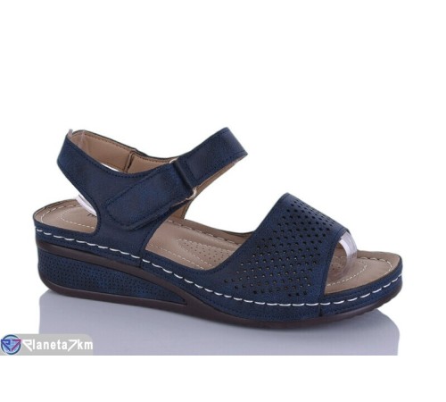 Босоніжки жіночі на літо (8 пар р.37-42) синій  "Asito"