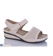 Босоніжки жіночі на літо (8 пар р.37-42) бежевий  "Asito"