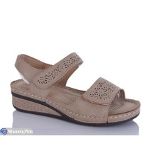 Шлепки жіночі на літо (8 пар р.37-42) коричневий  "Asito"