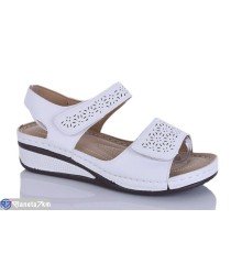 Шлепки жіночі на літо (8 пар р.37-42) білий  "Asito"