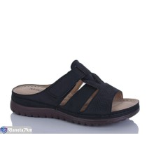 Шлепки жіночі на літо (8 пар р.37-42) чорний  "Asito"