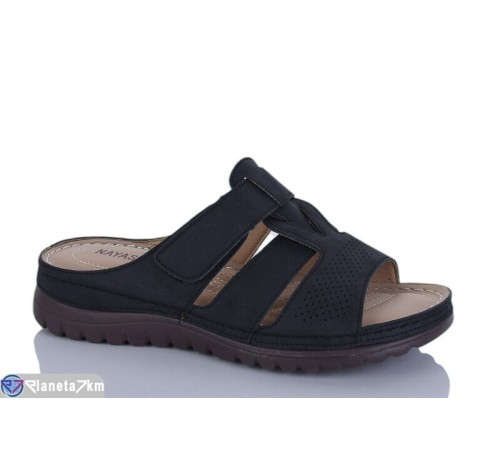 Шлепки жіночі на літо (8 пар р.37-42) чорний  "Asito"