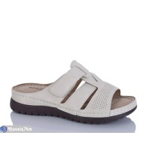 Шлепки жіночі на літо (8 пар р.37-42) бежевий  "Asito"