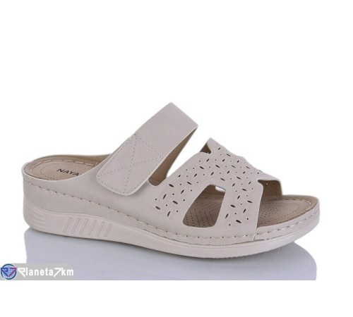 Шлепки жіночі на літо (8 пар р.37-42) бежевий  "Asito"