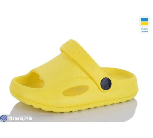 Кроки дитячі на літо (6 пар р.18-23) жовтий  "LINKA"