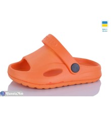 Кроки дитячі на літо (6 пар р.18-23) оранжевий  "LINKA"