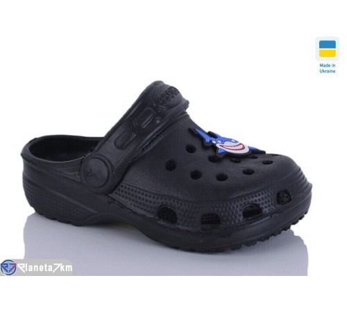 Кроки дитячі на літо (6 пар р.18-23) чорний  "LINKA"