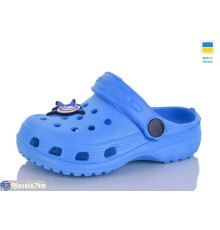 Кроки дитячі на літо (6 пар р.18-23) блакитний  "LINKA"