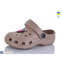 Кроки дитячі на літо (6 пар р.18-23) коричневий  "LINKA"