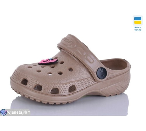 Кроки дитячі на літо (6 пар р.18-23) коричневий  "LINKA"