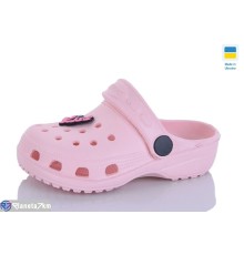 Кроки дитячі на літо (6 пар р.18-23) рожевий  "LINKA"