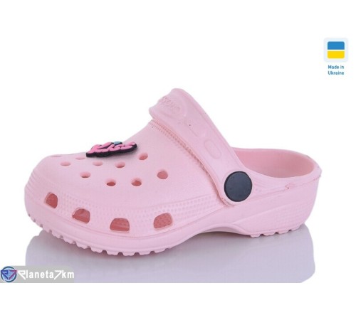 Кроки дитячі на літо (6 пар р.18-23) рожевий  "LINKA"