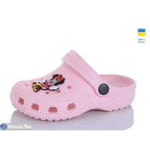 Кроки дитячі на літо (6 пар р.24-29) рожевий  "LINKA"