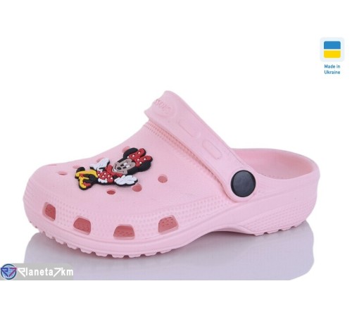 Кроки дитячі на літо (6 пар р.24-29) рожевий  "LINKA"