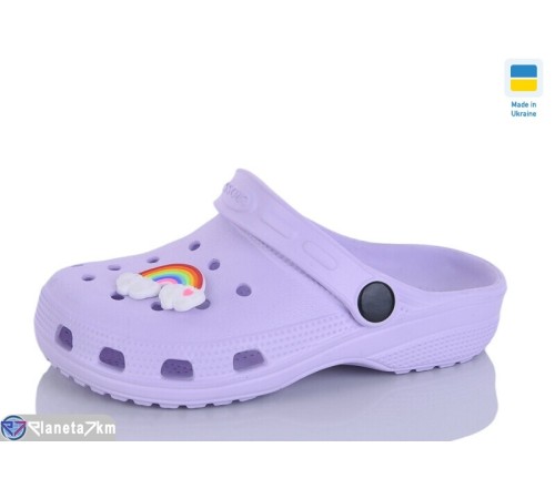 Кроки дитячі на літо (6 пар р.24-29) фіолетовий  "LINKA"