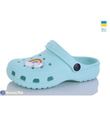 Кроки дитячі на літо (6 пар р.24-29) зелений  "LINKA"