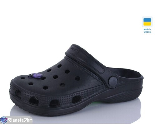 Кроки дитячі на літо (6 пар р.30-35) чорний  "LINKA"