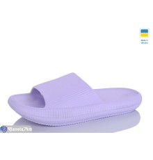 Шлепки жіночі на літо (6 пар р.36-41) фіолетовий  "LINKA"