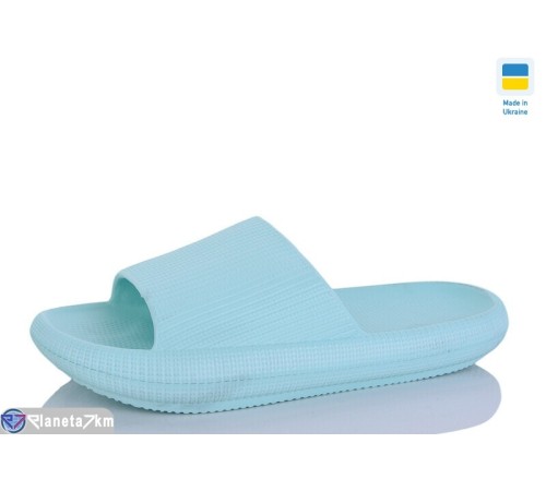 Шлепки жіночі на літо (6 пар р.36-41) зелений  "LINKA"