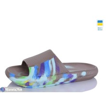 Шлепки жіночі на літо (6 пар р.36-41) коричневий  "LINKA"