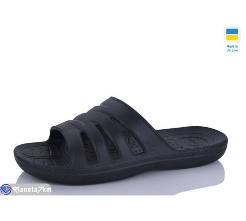 Шлепки чоловічі на літо (6 пар р.41-46) чорний  "LINKA"