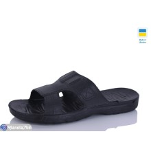 Шлепки чоловічі на літо (8 пар р.40-46) чорний  "LINKA"