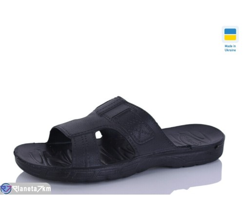 Шлепки чоловічі на літо (8 пар р.40-46) чорний  "LINKA"