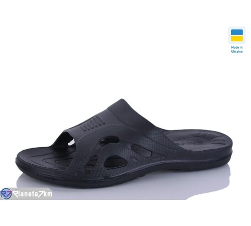 Шлепки чоловічі на літо (8 пар р.40-46) чорний  "LINKA"