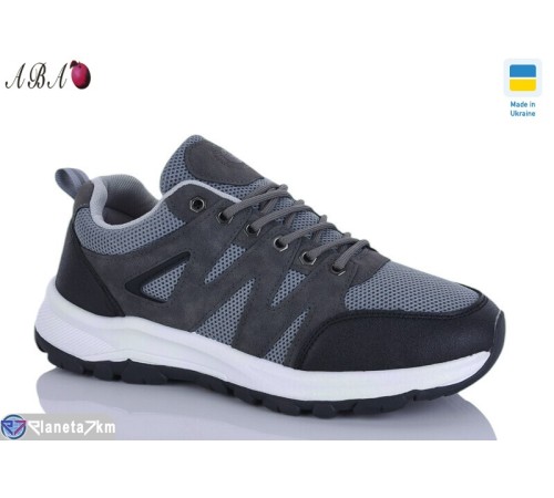 Кросівки чоловічі на весну/осінь (8 пар р.40-45) сірий  "Aba"